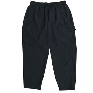Old Navy Size L StretchTech Athletic Pants Tapered Cargo Black